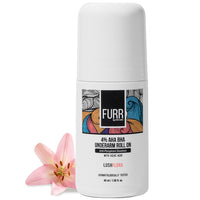 FURR 4% AHA BHA Underarm Roll On with Kojic Acid | Lush Flora Fragrance | 40ml | Helps Reduce Pigmentation, Prevents Body Odour & Brightens Skin | Dermatologically Tested | Antiperspirant