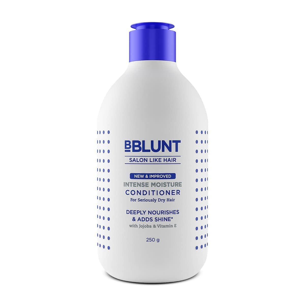 BBLUNT Intense Moisture Conditioner with Vitamin E & Jojoba for Dry & Frizzy Hair - 250 g