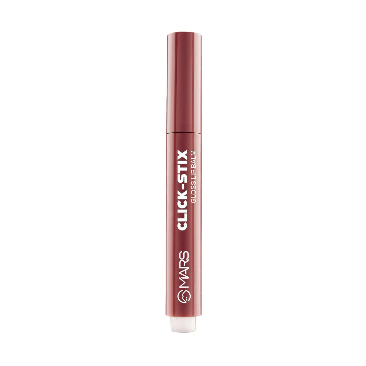 MARS Click Stix Gloss Lip Balm (2.0 gm) (04-CHERRY GLAZE) | High Pigmented | Ultra-Glossy Finish | Non-Sticky | Hydration | Enriched with Cocoa Butter