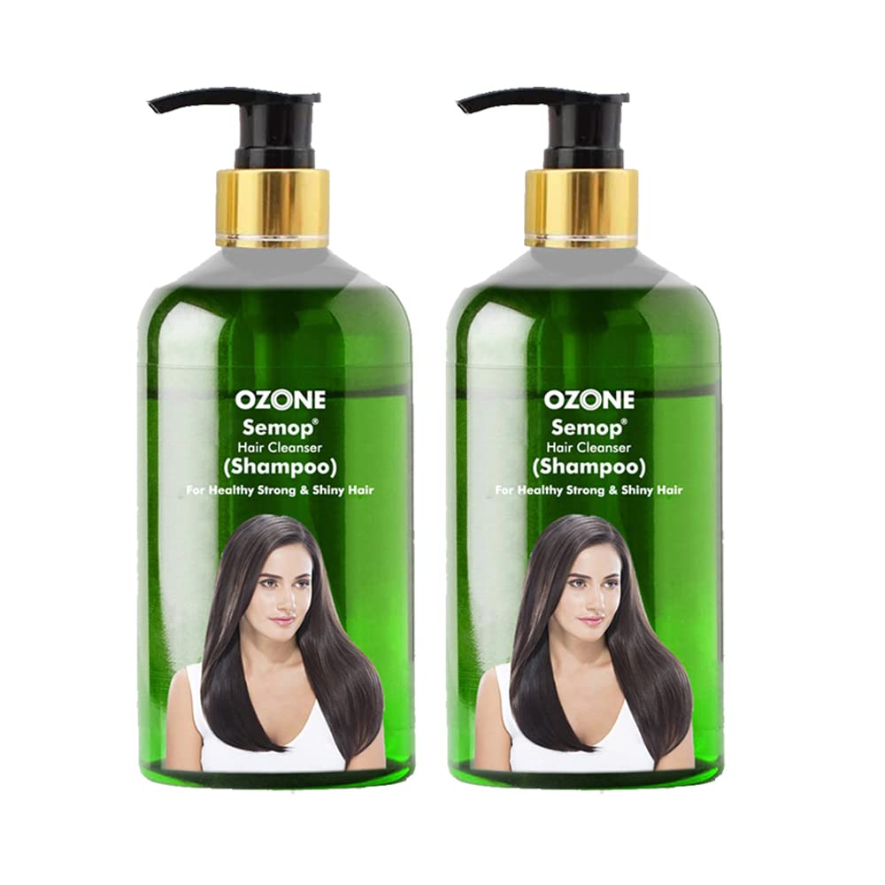 Ozone Semop Hair Cleanser Shampoo for Healthy, Strong & Shiny Hair - 300ml (Pack of 2)