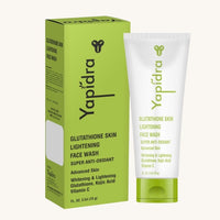 Yapidra Glutathione Brightening Face Wash 75g | Enhances Skin Radiance & Reduces Pigmentation | Infused with Kojic Acid, Vitamin C & Antioxidants | Suitable for All Skin Types