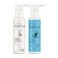 Namyaa Intimate Lightening Serum and Hygiene Wash for Men and Women, 100 gram each