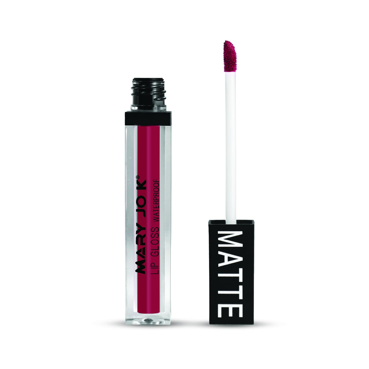 Mary Jo K Matte Lip Gloss, Non-Sticky, Non-Transfer Formula, Deep Red Shade 03