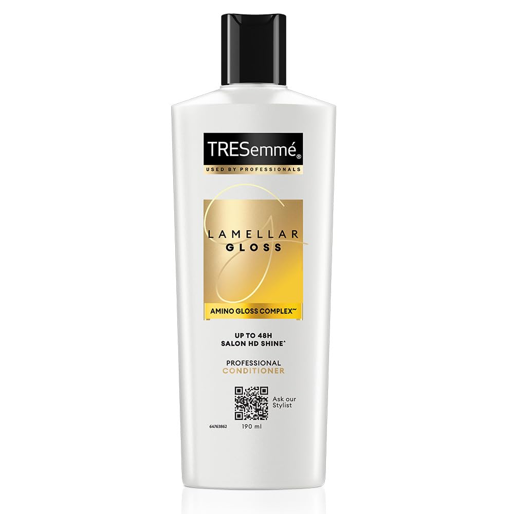 TRESemme Lamellar Gloss Conditioner 190 ml With Amino Gloss Complex| Salon-Like Glossy Hair| Shiny and Smooth Hair