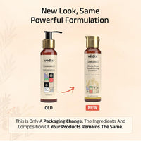 Vedix Ayurvedic Shampoo for Dry and Frizzy Hair, Vikleda Deep Conditioning Customized Sulfate Free Men Shampoo with Wheat Germ, Jojoba & Yashtimadhu, 100 ml