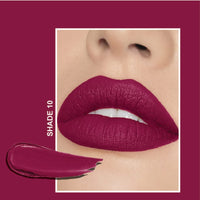 FLiCKA Tomato Bullet Matte Lipstick| Non-transfer Lipstick, Waterproof, Hydrating, Moisturizing, Upto 6Hrs, Shade 10, 4g