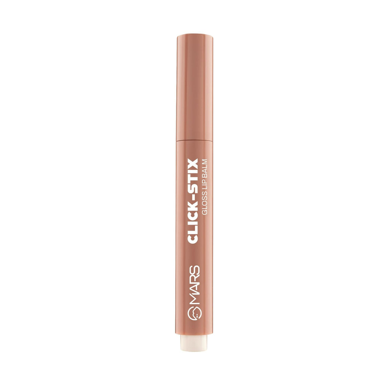 MARS Click Stix Gloss Lip Balm (2.0 gm) (01-BEST NUDE) | High Pigmented | Ultra-Glossy Finish | Non-Sticky | Hydration | Enriched with Cocoa Butter