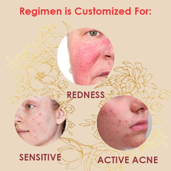 VebixProfessional Customised Regimen -4 Ayurvedic Product Kit - HairFallControl- AntiHairFall Neem Oil +Lotus AntiHairfall Shampoo + Hair ShinningSerum & Face Toner -11.83 Fl.oz (Dry Hair)