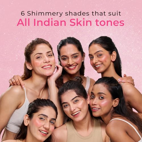 Just herbs Halo Glow Drop Blush Mango Butter + Rice Starch, Weightless Creamy Liquid Blush 10 ml (Gushing Grape)