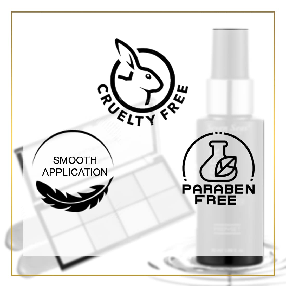 Seven Seas Hyper Fix Prep+Set Makeup Fixer With Ultimate Contour Concealer Palette | Oil Free_Natural | (Pack of 2)