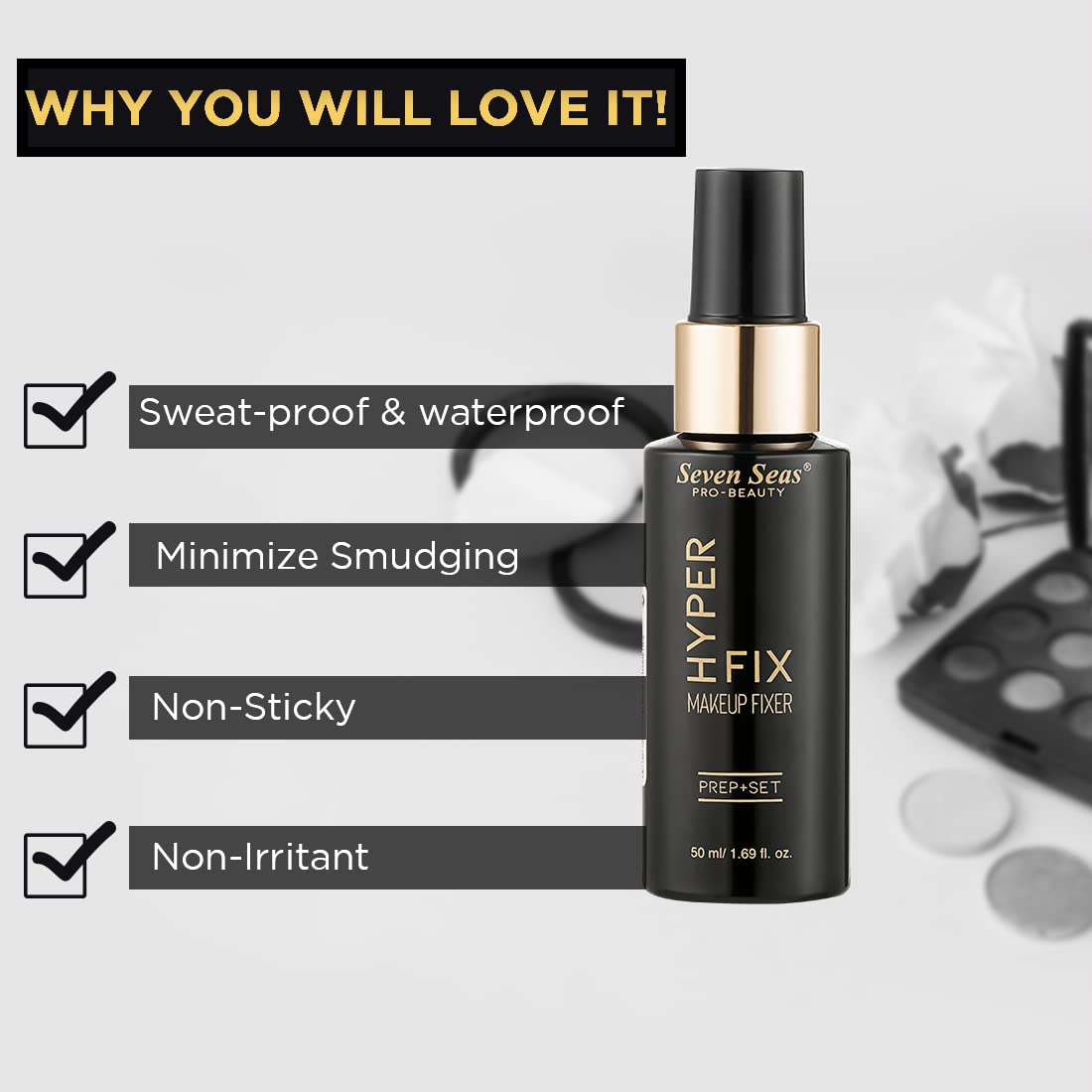 Seven Seas Light weight, Makeup Fixer, | Contour Concealer Palette with | Full Coverage | face makeup (Combo set) (Skin)