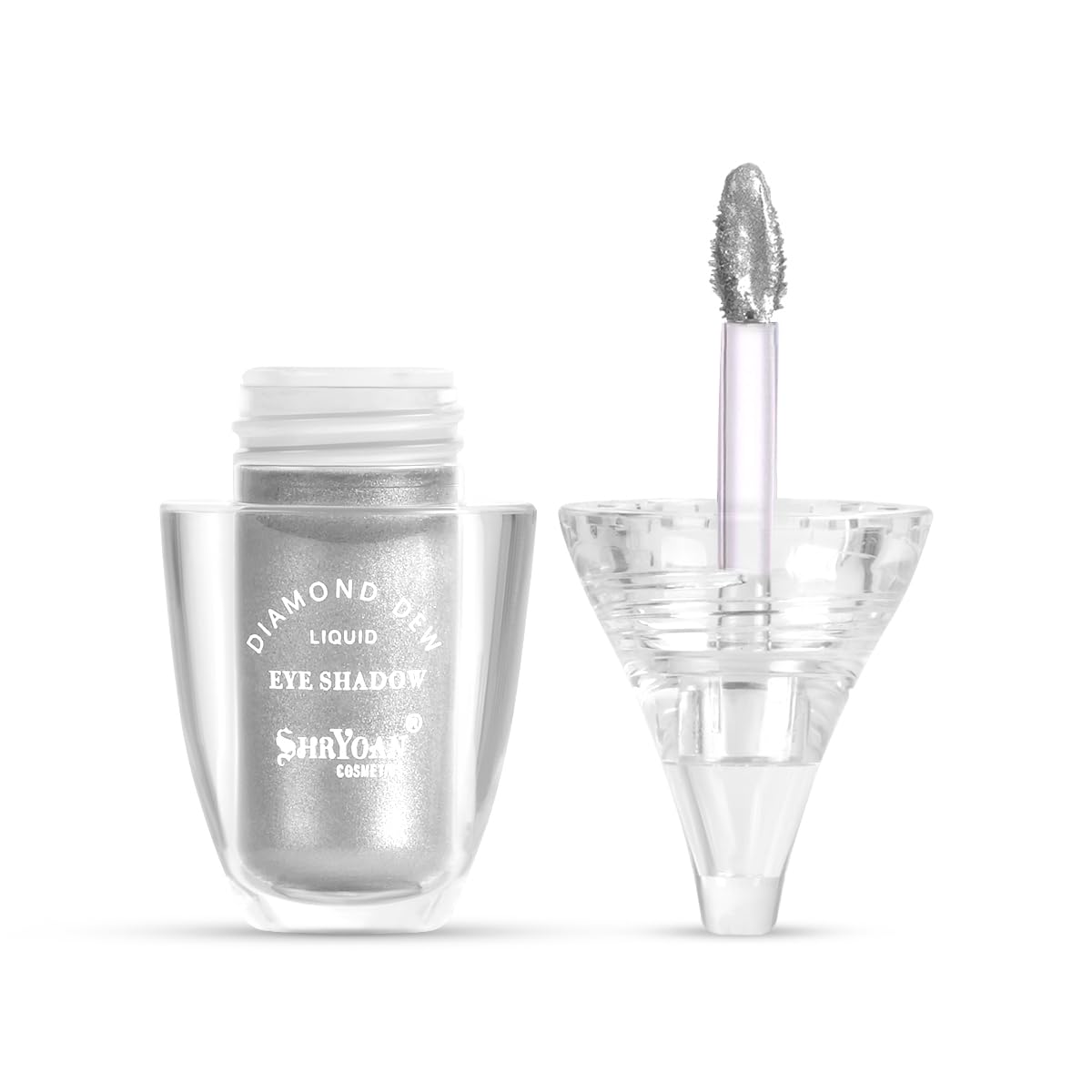 Shryoan Diamond Dew Matte Liquid Eyeshadow | Highly Pigmented Eyeshadow With Radiant Shimmer Finish | Non-Transfer, Instant Dry, Long Wearing Eyeshadow (5ml) (Shade-01)