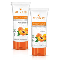 Apricot Scrub 70g | Gentle Exfoliation for Smooth, Radiant Skin | Deep Cleansing with Apricot & Walnut | Hydrating & Nourishing with Aloe Vera & Vitamin E Pack of 2 (70g each)