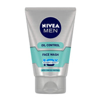 NIVEA Men Shower Gel, Active Clean Body Wash, Men, 250ml And NIVEA Men Face Wash, Oil Control, 10x Vitamin C, 100g