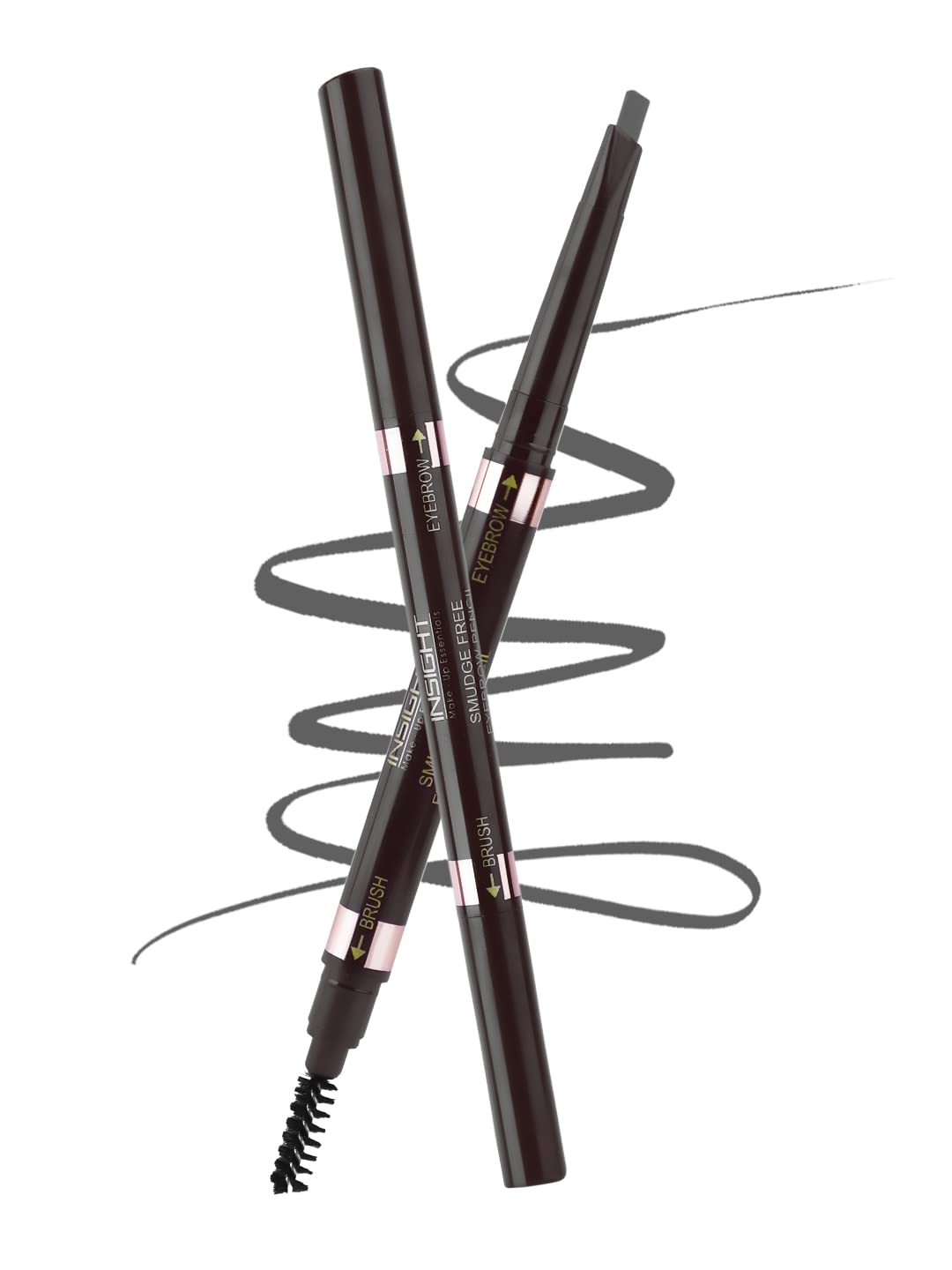INSIGHT, Smudge Free Eyebrow Pencil, Brown, 0.5 gm