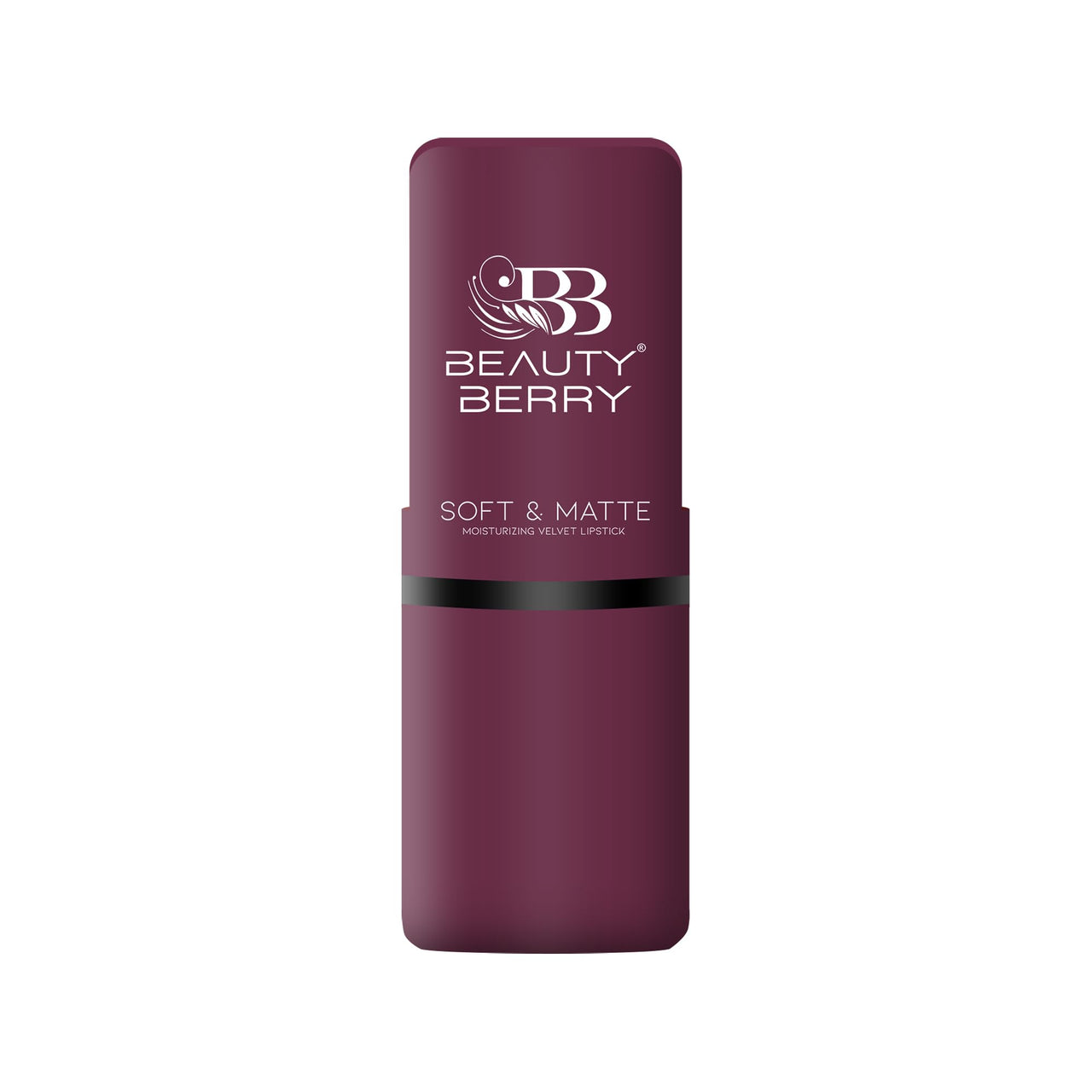 Beauty Berry Soft & Matte Moisturizing Velvet Lipstick For Women - Long-Lasting, Hydrating, High-Pigment Color. (Shade 25)