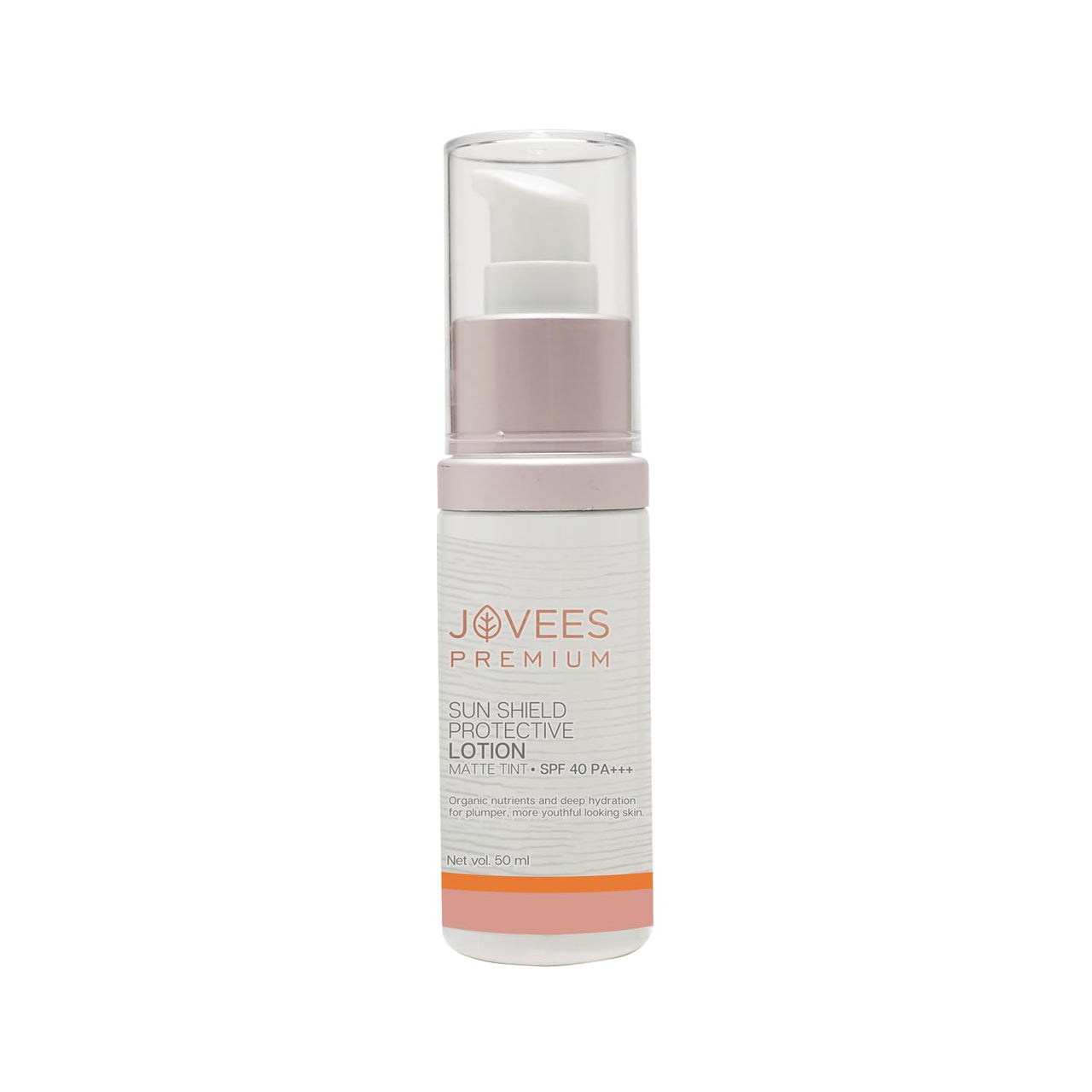 Jovees Premium Sun Shield Protective Lotion SPF 40 | Broad Spectrum PA+++ | Matte Tint | Infused with Organic Extracts | Lightweight and Oil Free 50ML