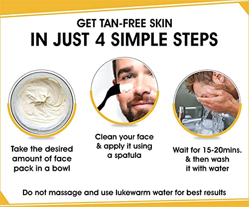 Urbangabru Hair Removal Cream Spray (200 ML) + De-Tan Face Pack (100 Gram) - Body & Face Care Combo Kit