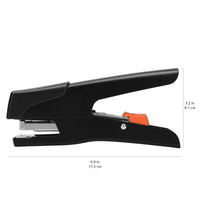 Basics Effortless Hand Held Plier Stapler, 25 Sheet Capacity, Black