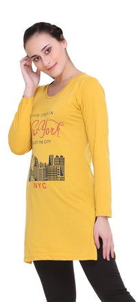 In Love Women's  Long Knee Length Night Wear Tshirts