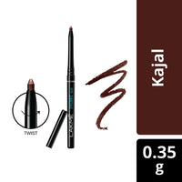 Lakmé Eyeconic Lash Curling Mascara, Black, 9ml and Lakmé Eyeconic Kajal, Classic Brown, 0.35g