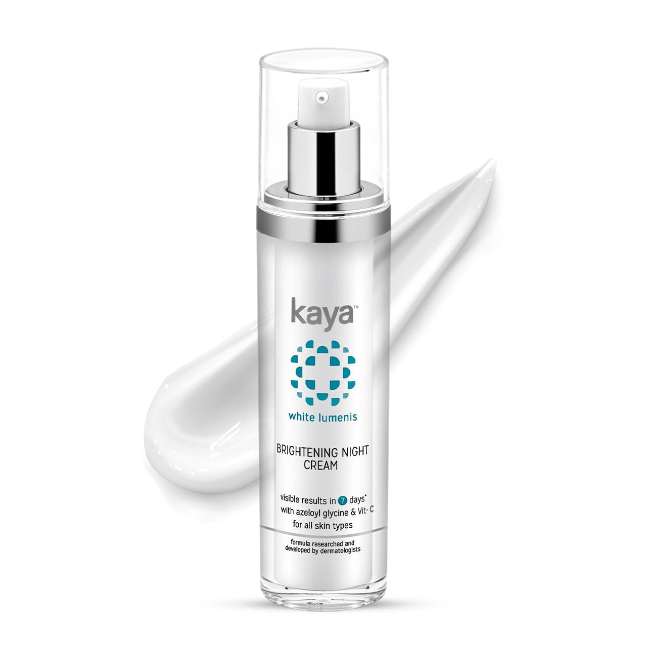 Kaya Clinic Brightening Night Cream 50ml | Azelaic Acid & Vitamin C Moisturizer For Visibly Brighter & Soft Skin | Hydrates Skin | All Skin Types