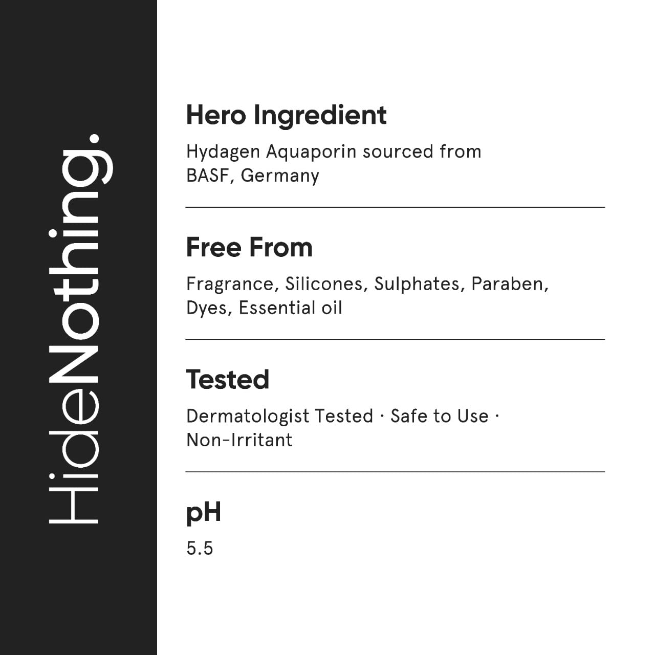 Minimalist 5% Aquaporin Booster | Face Wash For Dry Skin with Hyaluronic Acid | Hydrating | Sulphate Free | Non- drying Cleanser | For Women & Men (100 ml)