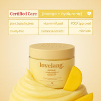 lovelang Mango + Hyaluronic Hair Mask | Deep Hydration & Frizz Control | For Dry, Frizzy Hair | 120ml | Smoothes & Nourishes | All Hair Types