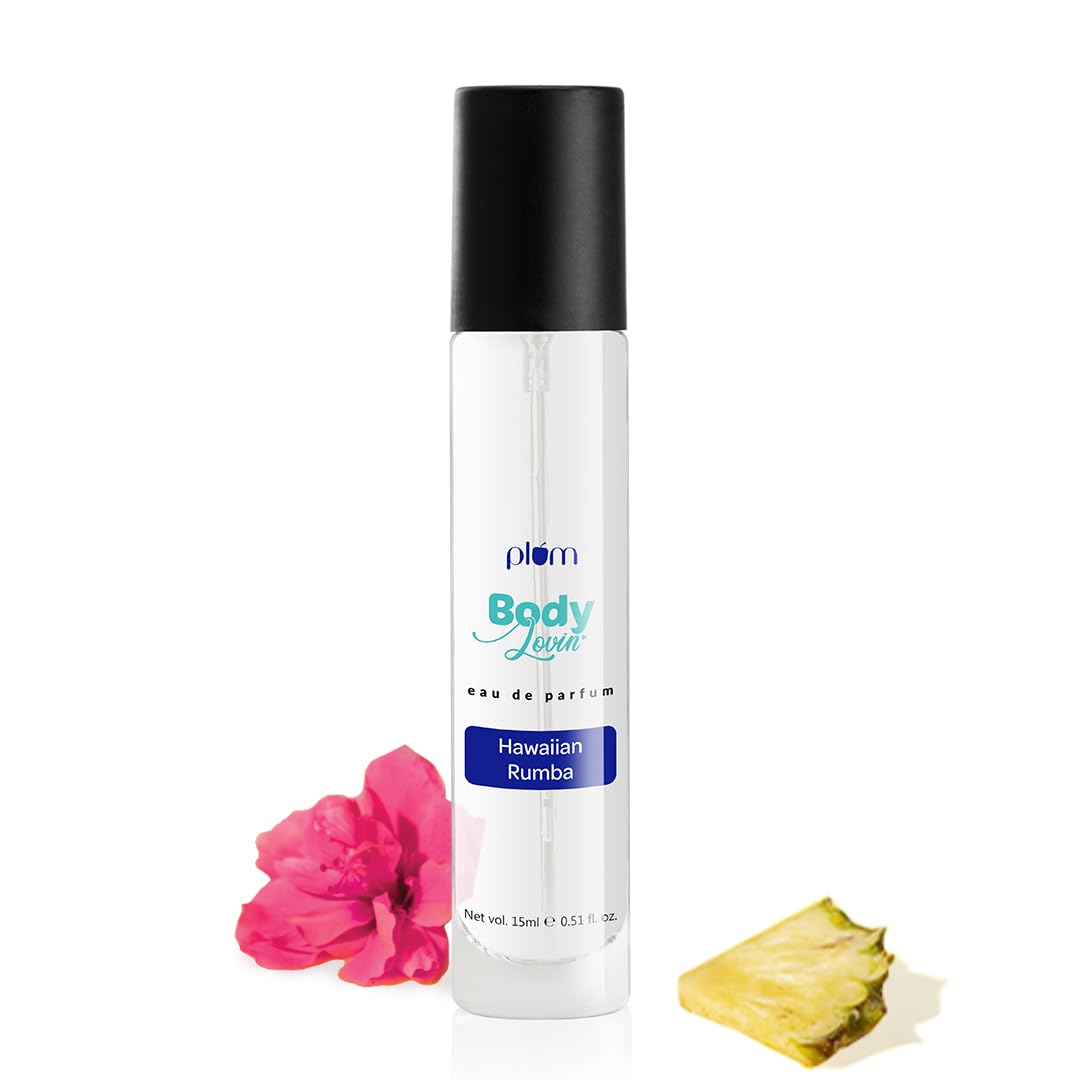 Plum Coconut Milk & Peptides strength & shine shampoo & Plum BodyLovin' Hawaiian Rumba Eau De Parfum Combo