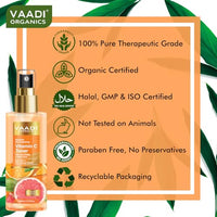Vaadi Herbals Vitamin C Facial Toner| With Witch Hazel & Niacinamide | Skin Brightening, Hydrating & Anti-Ageing (110 ml)