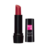 Elle 18 Color Pop Matte Lip Color, P24, Pink Show, 4.3g & Color Pop Matte Lip Color, R33, Code Red, 4.3g