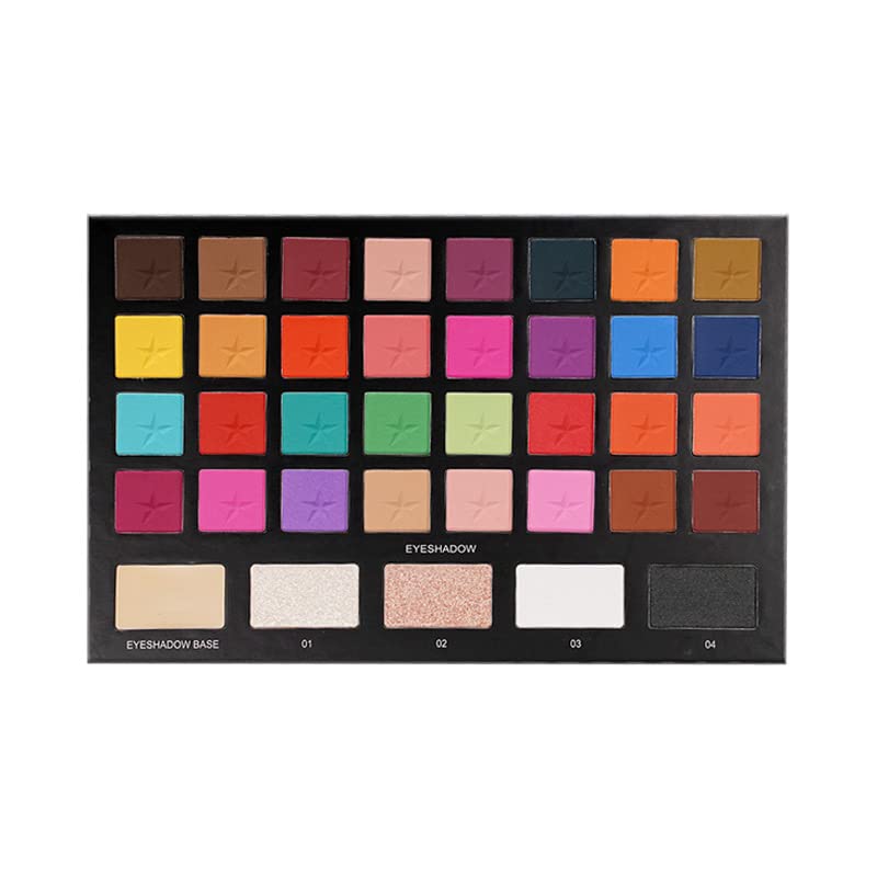 SHOPAAREL Talk To My Eyeshadow (All in one Eyeshaow palette) Shimmery, Powder and Glittery Finish