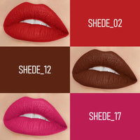FLiCKA Tomato Bullet Matte Lipstick (Pack Of 3) | Hydrating, Moisturizing, Upto 6Hrs Long Lasting| Transfer & Smudge Proof Lipsticks For Women, Shade - 09