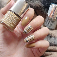 Debelle Gel Nail Polish Caramel Auburn (Caramel Brown Nail Paint)|Non Uv - Gel Glossy Finish |Chip Resistant | Seaweed Enriched Formula| Long Lasting|Cruelty And Toxic Free| 8Ml