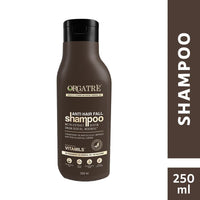 Orgatre Anti Hair Fall Shampoo For Men & Women For Hair Fall Dry & Frizzy Hairs| Sulphate Free Paraben Free Chemical Free Powered With Redensyl - 250 Ml