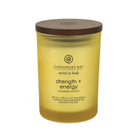 Chesapeake Bay Candle Scented Candle, Strength + Energy (Pineapple Coconut), Medium, Home Décor STRGTH/ENERGY Medium Jar