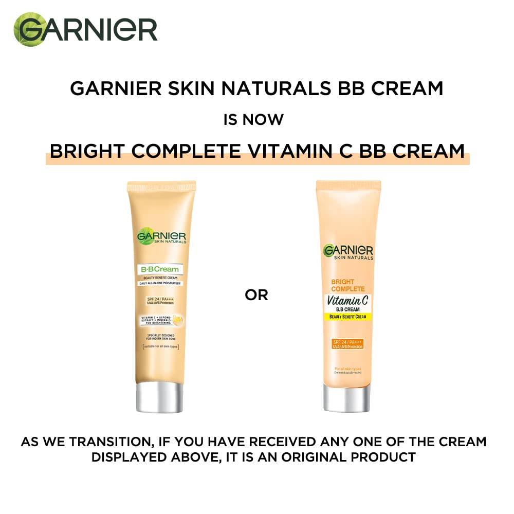 Garnier Skin Naturals, B.B. Cream, Moisturising & Brightening, Bright Complete Vitamin C, 18 g