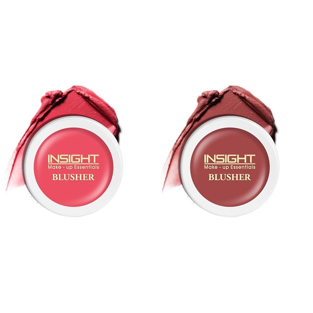 Insight Cosmetics Crème Blusher, Face Makeup, Watermelon Popsicle, 3.5 gm(B-02=04) Crème Blusher, Face Makeup, Caramel Eclair, 3.5 gm(B-02=06)