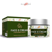 Elibliss L-Glutathione Face Cream Enriched with Vitamin C | Skin Brightening & Anti-Ageing Cream | Reduces Pigmentation, Fine Lines & Dark Spots | Long Lasting Hydration | For Women & Men 50g x 2