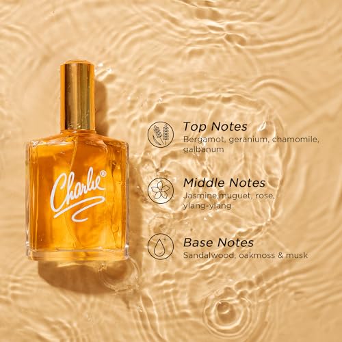 Revlon Charlie EDT Gold 100ml - Floral Woody Scent for Women & Men