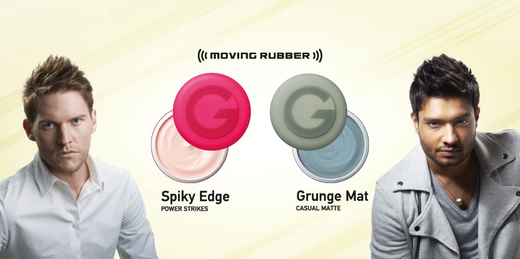 Gatsby Japan Moving Rubber, Gels Spiky Edge, 80G
