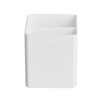 Basics Plastic Desk Organizer - Pen Cup, White