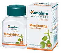 Himalaya Wellness Pure Herbs Skin Wellness Tablets - 60 Count (Neem) & Himalaya Manjishtha - 60 Tablets
