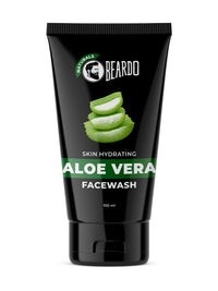 Beardo Aloevera Face Wash for Men, 100ml | For Skin Hydration and Soft Skin | Removes excess oil | Cleans and hydrates skin | Soothes & heals | For Dry Skin