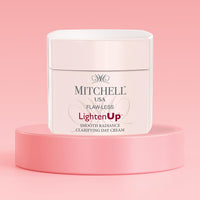 Mitchell USA Flawless Lighten Up Smooth Radiance Clarifying Day Cream – 50g with Peony Flower Extracts, Seaweed Extracts & Niacinamide | Korean-inspired Day Cream | Non-Greasy Moisturizer for Deep Hydration, Anti-Aging & Glowing Skin | Day Cream for All S