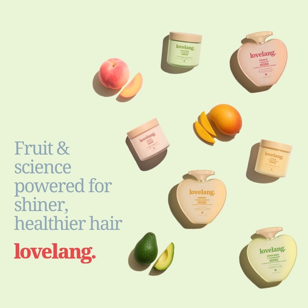 lovelang Avocado + Ceramide Hair Mask | Deep Repair for Damaged Hair, Split Ends & Breakage | Strengthens & Softens | 120ml | Avocado Scent | All Hair Types