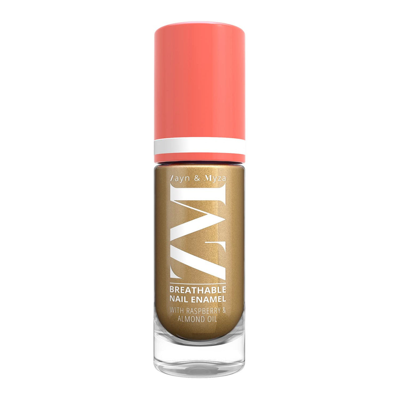 ZM Zayn & Myza Breathable Nail Enamel - Gold Sprinkle | Smooth Application | Quick-Drying I Longlasting I Chip-Defiant I Water Permeable | Glossy Finish | 100% Vegan, 6 ml