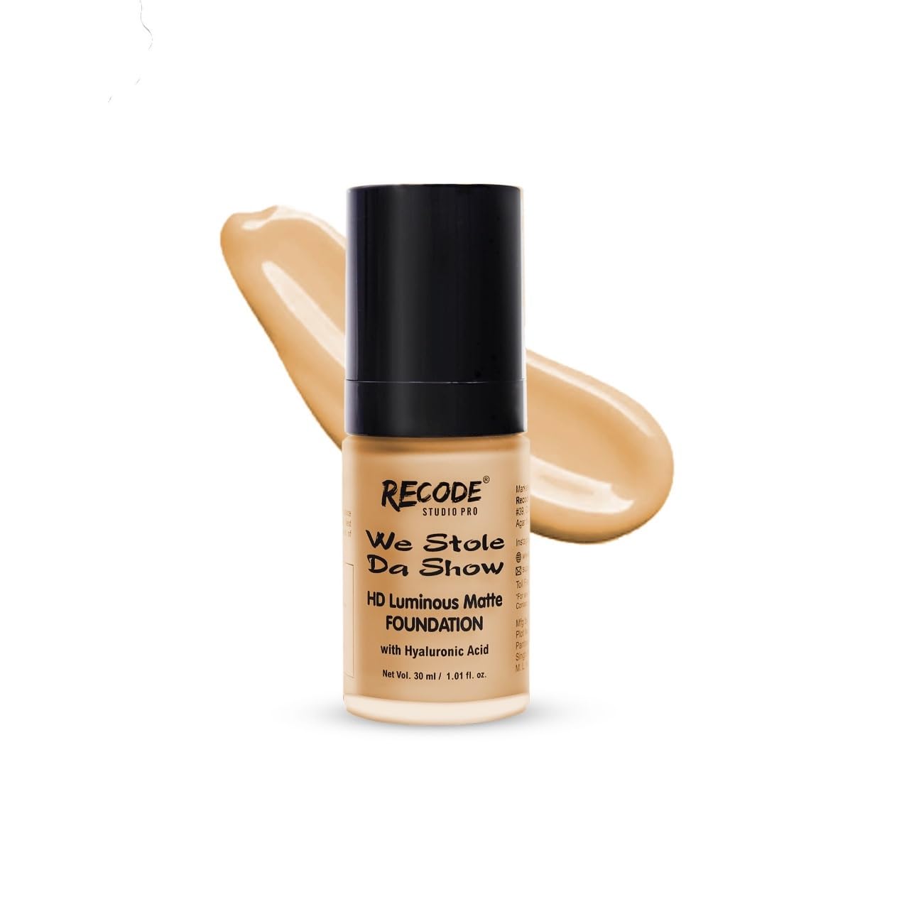 Recode HD Luminous Matte Foundation | 30 ML | 05 | ARYAVARTA