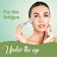 Ayouthveda Hemp Seed Under Eye Gel with Cooling Massage Roller|For Puffy Eyes, Dark Circles, Wrinkles & Fine Lines|With Hemp Seed Oil, Almond oil & Coffee| (Pack of 1;15ml)