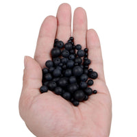 210pcs Natural Crystal Beads Stone Gemstone Round Energy Healing Loose Beads with Stretch Cord for Jewelry Making Bracelets Anklets (8mm 140pcs, Matte Black Onyx) 8mm 140pcs